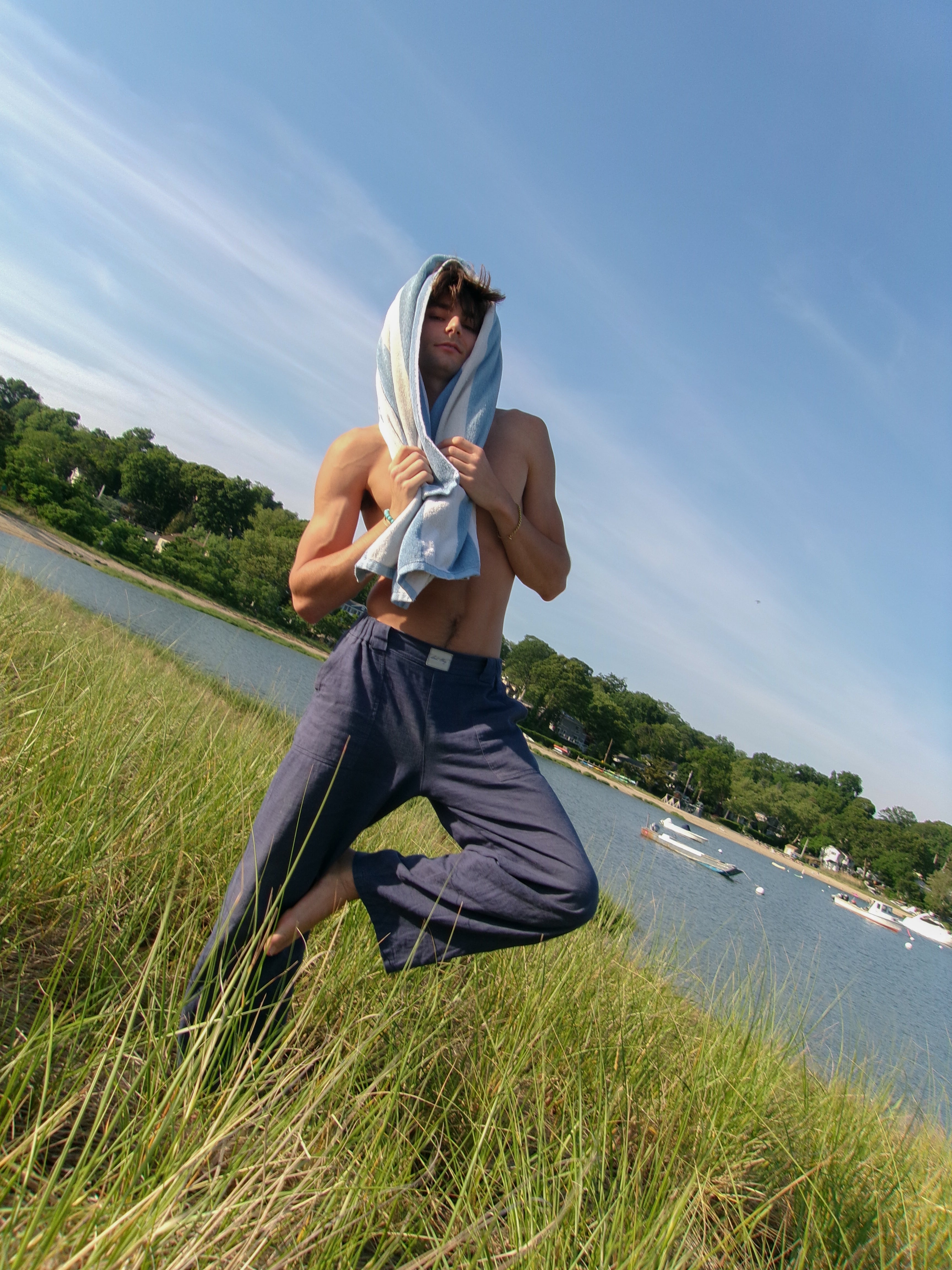 Harbor Pants Blue