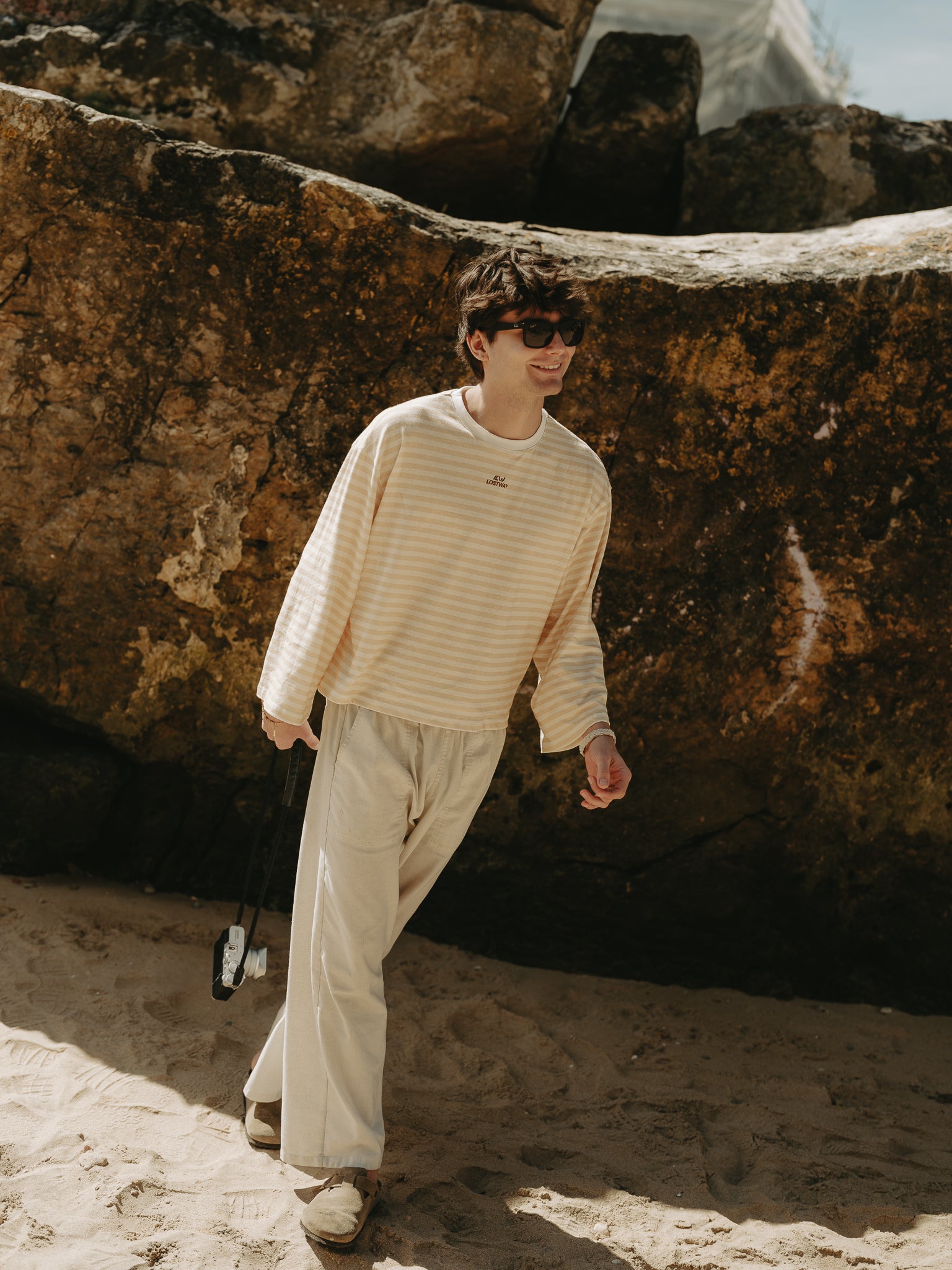 Riviera Longsleeve Yellow/Ecru