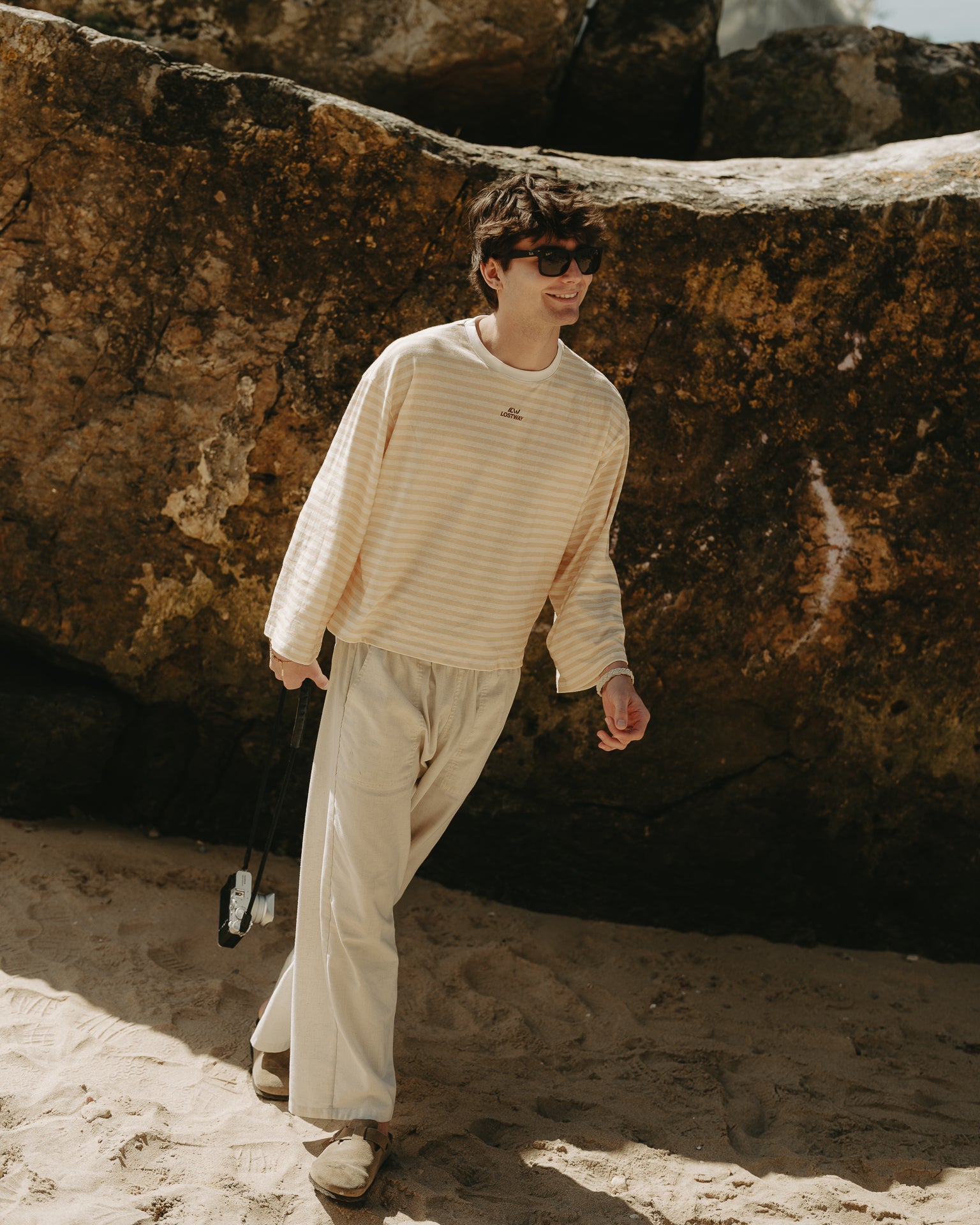 Riviera Longsleeve Yellow/Ecru