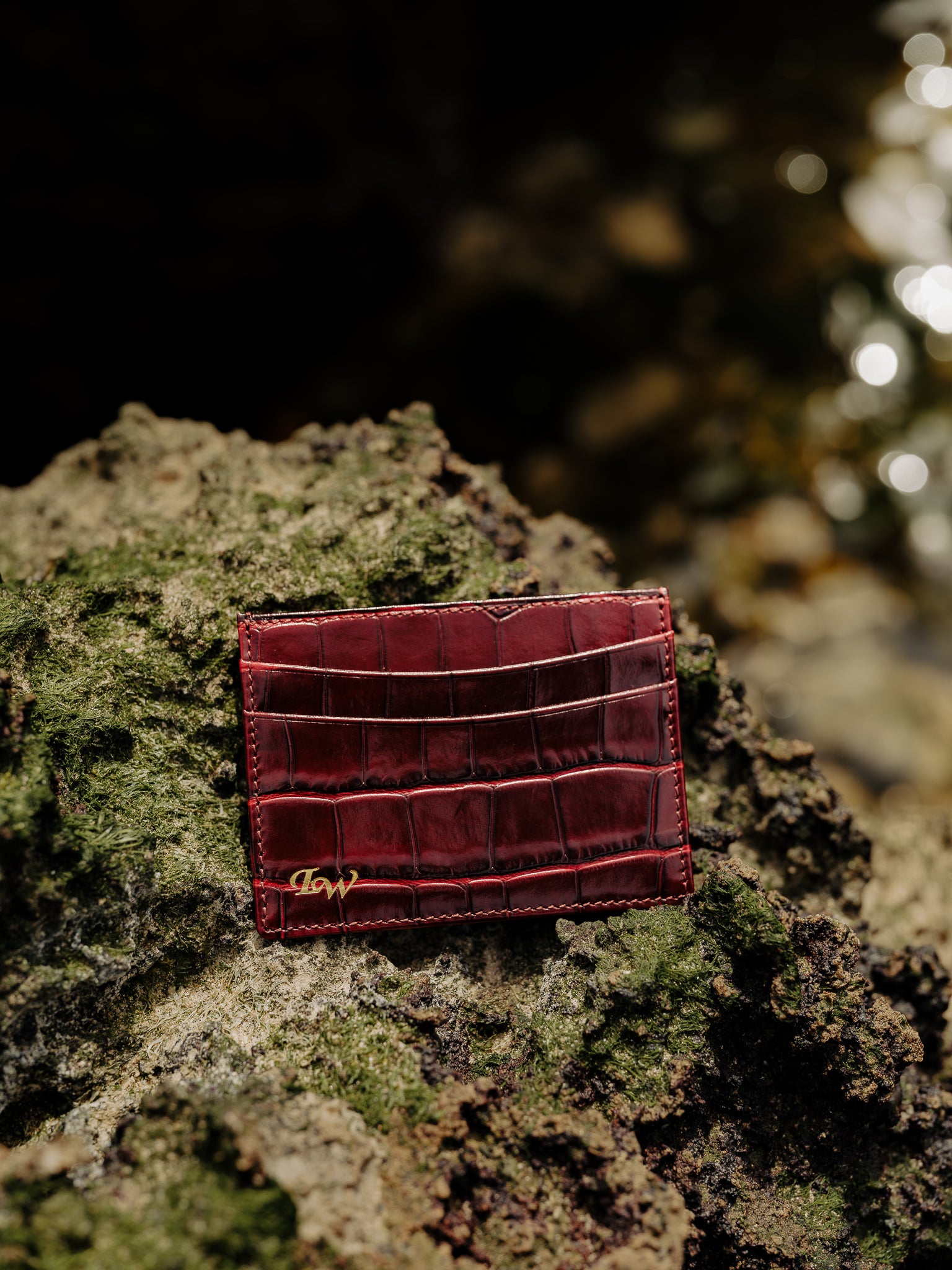 Caiman Card Holder Green