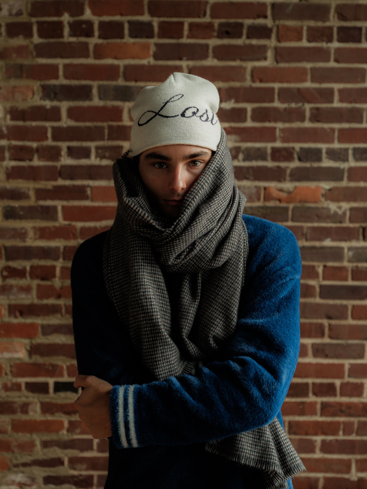 Studio Mohair Knit Navy