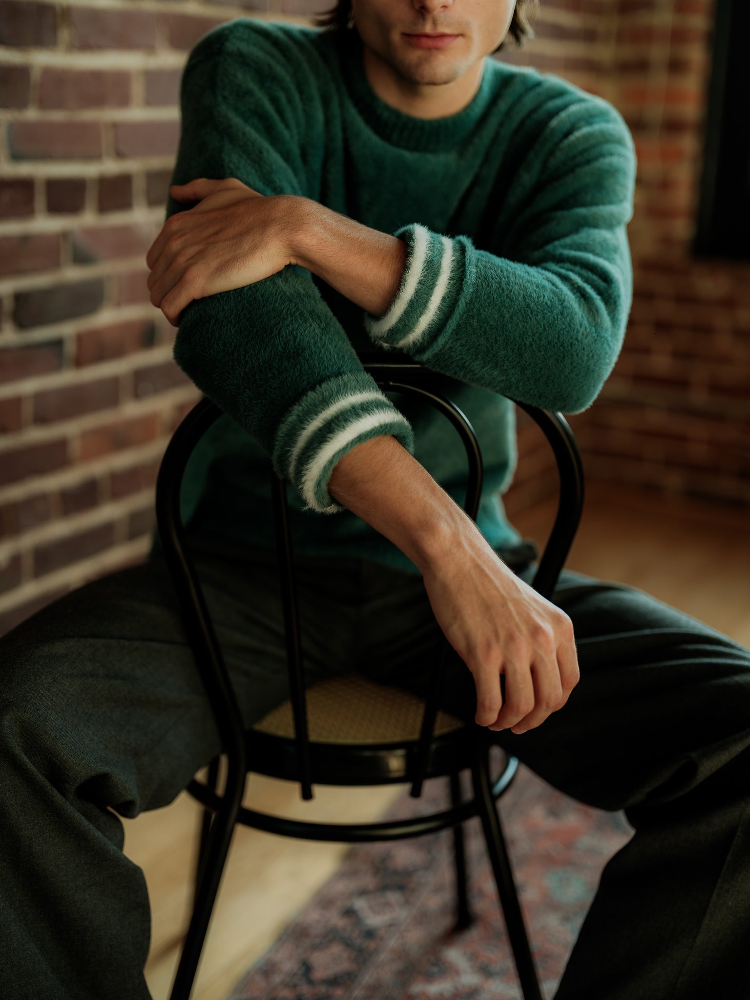 Studio Mohair Knit Pine